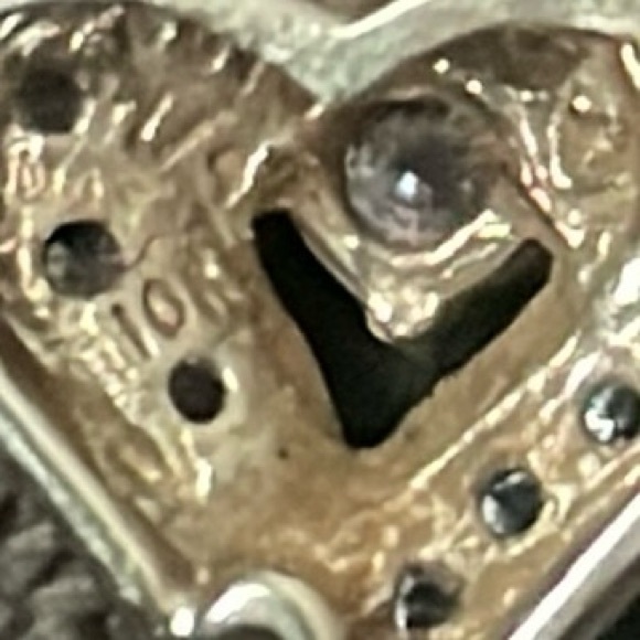 Real DIAMOND 10K PENDANT Yellow Gold 1/4 Carat Heart Shaped Fine Jewelry - Picture 14 of 16